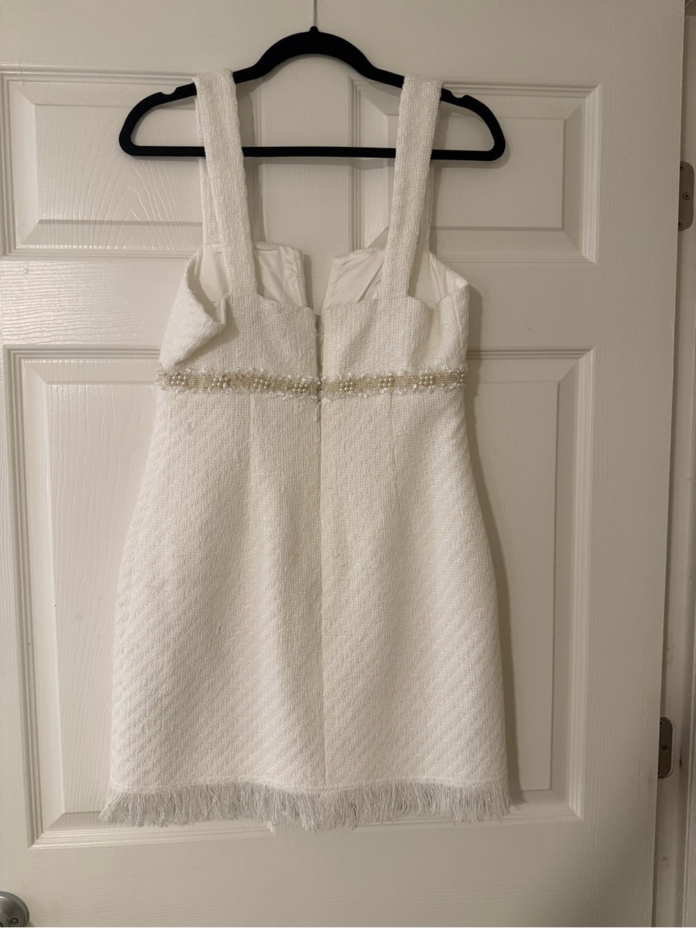 MAJORELLE White Beaded Strap Dress - Picture 2 of 2